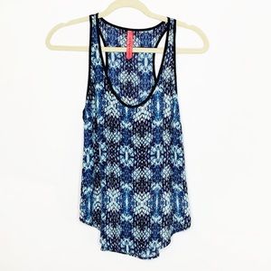 Eight Sixty Snake Print Racer Back Tank Blouse